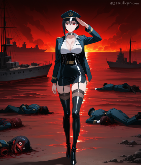 미래 기술과 우주 요소가 있는 공상과학 롤플레이 장면의 AI 캐릭터