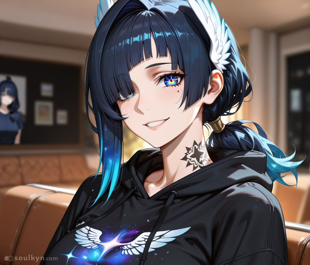 Painterly shading example