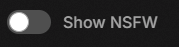 SFW/NSFW toggle